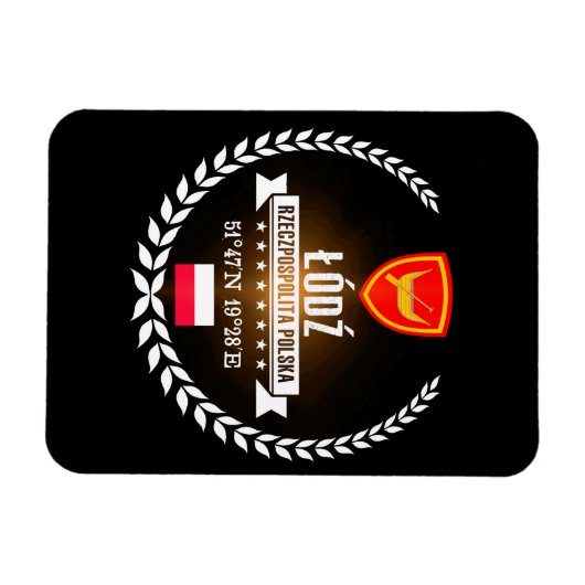 Łódź Magnet (Horizontal)