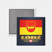 Lodz Magnet (Vorderseite/Rückseite)