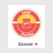 Lodz Polarkreis Emblem Aufkleber (Blatt)