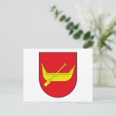 Lodz-Wappen Postkarte (Stehend Vorderseite)
