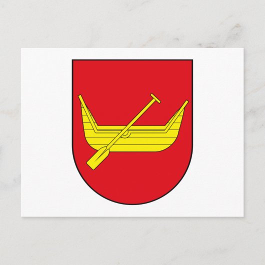 Lodz-Wappen Postkarte (Vorderseite)