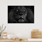 L'oeil du lion poster (Küche)