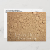 Loess Dirt, Loess Hills Staat Forest, Iowa Postkarte (Vorne/Hinten)