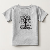 Loeys-Dietz Säugling Take Heart Onsie Baby T-shirt (Rückseite)