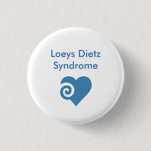 Loeys Dietz-Syndrom Button (Vorderseite)