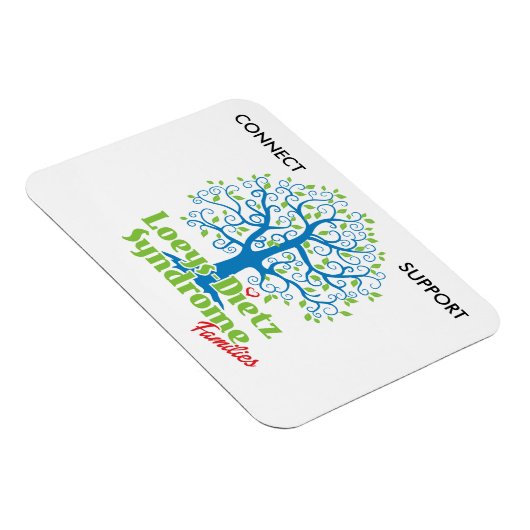 Loeys-Dietz Take Heart Car Magnet (Rechte Seite)