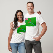 Lofa Landkreis-Flagge mit Namen T-Shirt (Unisex)