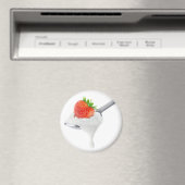 Löffel Erdbeerjogurt Magnet (In Situ (Geschirrspüler))
