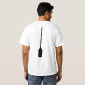 Löffel-Fluss-Streichorchester-Kanu bereit T-Shirt (Schwarz voll)