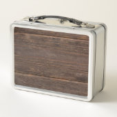 Löffel, Gabel und Gericht Metall Lunch Box (Rückseite)