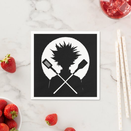 Löffel Lustiges Kochen Wilder Koch Serviette (Beispiel)