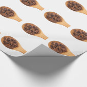 Löffel mit Sternanis Geschenkpapier (Ecke)