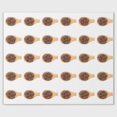 Löffel mit Sternanis Geschenkpapier (Flach)