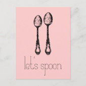 Löffel Postkarte (Vorderseite)