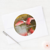 Löffel Runder Aufkleber (Umschlag)