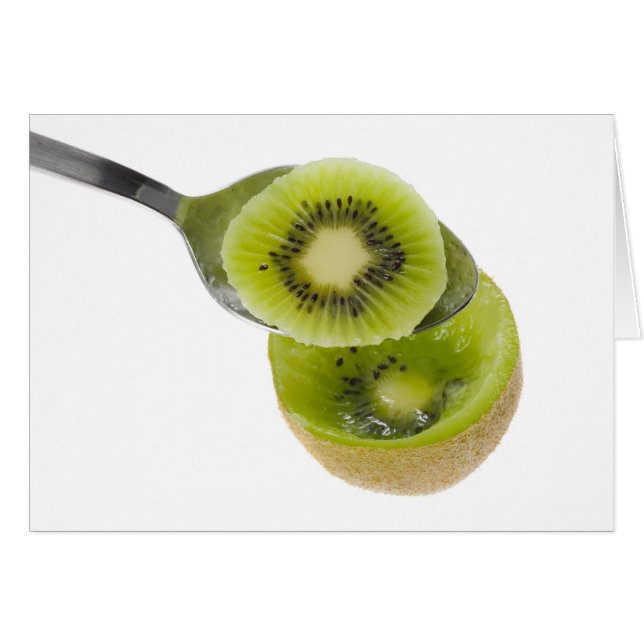 Löffel schaufelnder Kiwifruit (Vorderseite (Horizontal))