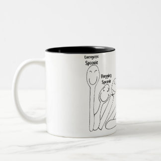 Löffel-Theorie erklärt Zweifarbige Tasse