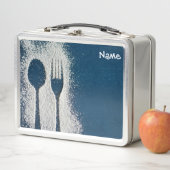 Löffel und Gabel Metall Lunch Box (Beispiel)