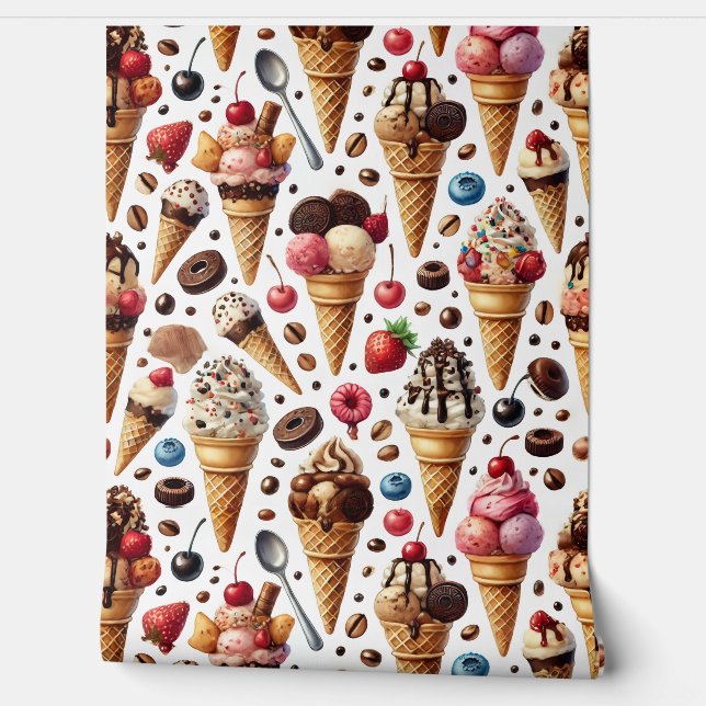 Löffel voller Zucker Tapete (Abrollen)