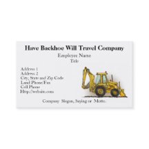 Löffelbagger-BaggerBaugewerbe-Karten