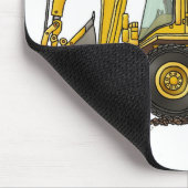 Löffelbagger-Baggerlader-Bau-Mausunterlage Mousepad (Ecke)