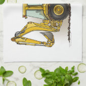 Löffelbagger-Betreiber Handtuch (Gefaltet)