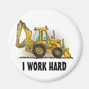 Löffelbagger-runder Magnet, den ich schwer arbeit Magnet
