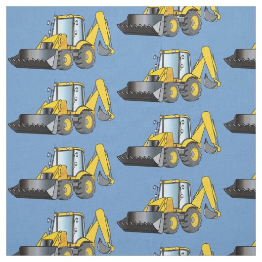 Löffelbagger Stoff (Muster)