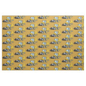 Löffelbagger Stoff (Fat Quarter (45,7 x 55,9 cm))
