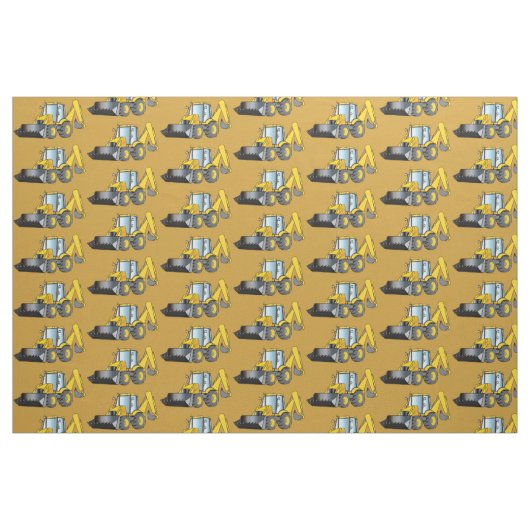 Löffelbagger Stoff (Fat Quarter (45,7 x 55,9 cm))