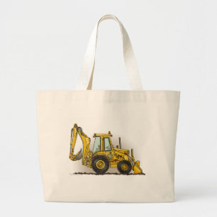 Löffelbagger-Taschen-Tasche Jumbo Stoffbeutel