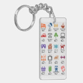 Löffelgegenschlüsselring Schlüsselanhänger (Vorderseite links)