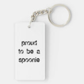 Löffelgegenschlüsselring Schlüsselanhänger (Rückseite)