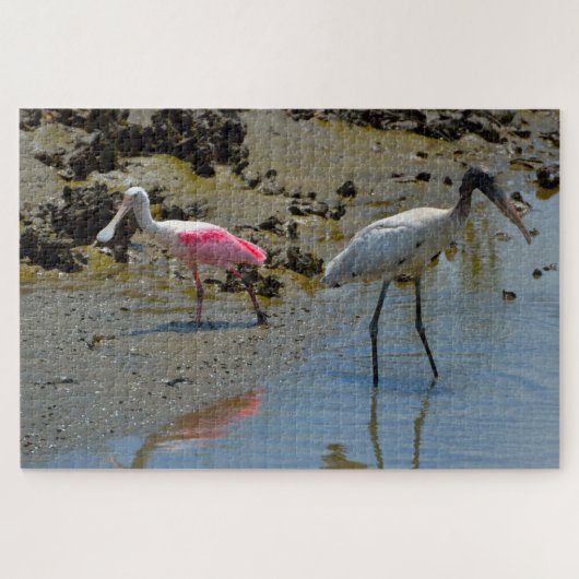 Löffelreiher Florida Puzzle (Horizontal)