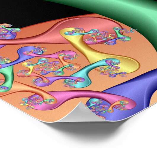 Löffelspirale Poster (Ecke)