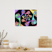 Löffelspirale Poster (Küche)