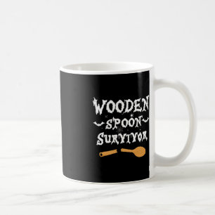 Löffelüberlebende Holzlöffel Funny Halloween Kostü Kaffeetasse