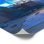 Lofi Anime Room Poster (Ecke)