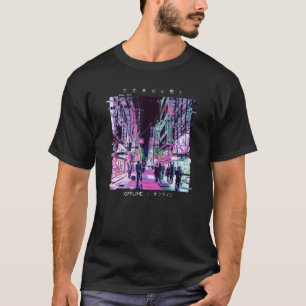 Lofi Ästhetik der 90er Jahre japanisches Retro Tok T-Shirt