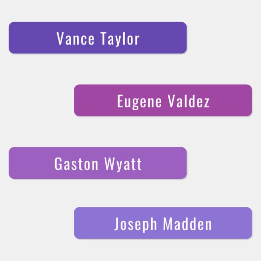 Lofi ästhetische Farben Wasserdichte Namensschilde Etiketten (Gruppe)