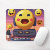 Lofi Emoji Vibes Mousepad (Mit Mouse)