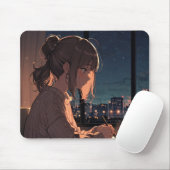 Lofi Girl Mousepad (Mit Mouse)