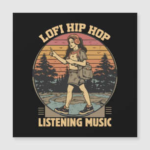 Lofi Hip-Hop Chillhop-Musik Magnetkarte
