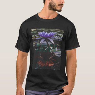 Lofi Hip Hop Illusion Lilly japanisches Kanji T-Shirt