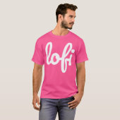 Lofi Hip Hop Lofi Cursive T-Shirt (Vorne ganz)