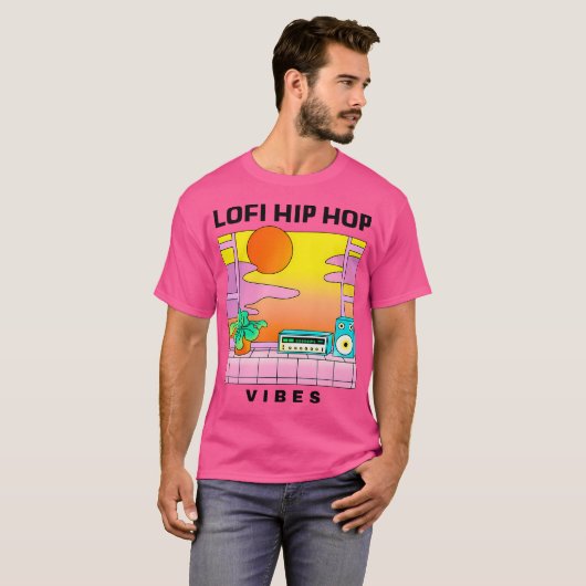 Lofi Hip Hop Vibes - Shirt zum Studieren oder Ents (Vorne ganz)