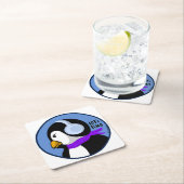 Lofi Peng Rechteckiger Pappuntersetzer (Vor Ort)