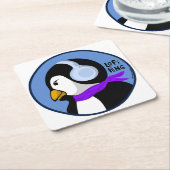 Lofi Peng Rechteckiger Pappuntersetzer (angewinkelt)