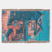 Lofi Träume am Meer Decke (Vorderseite)