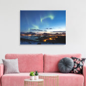 Lofoten Aurora Leinwanddruck (Insitu (Wohnzimmer))
